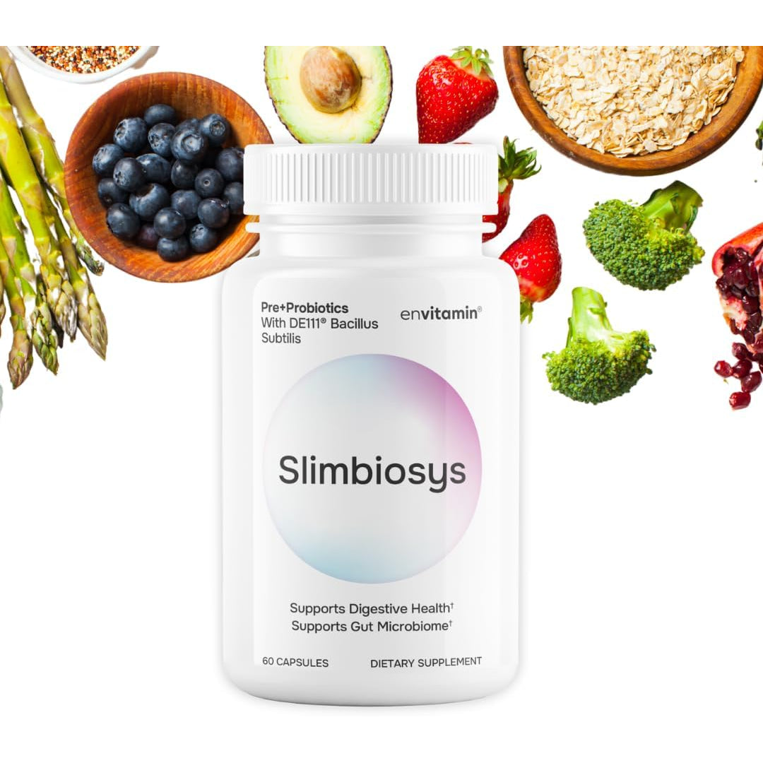 Envitamin Slimbiosys Ultra Probiotic Capsule - Pre & Probiotics for Women & Men - Support Your Microbiome