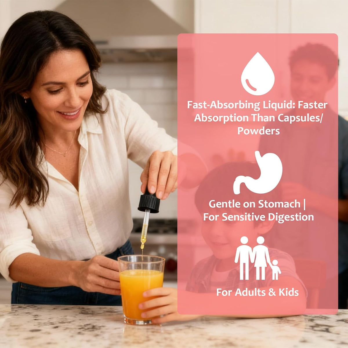 Pure Lithium Orotate Liquid Drops 5Mg, Low Dose Lithium Brain Supplement for Cognitive Memory Mood Behavior, High Bioavailability Liquid Lithium-Orotate Drops for Kids Adults Vegan Non-Gmo