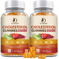 (2 Pack) Cholesterol Supplements Gummies for Cholesterol Healthy, Plant Sterols & Stanols, Red Yeast Rice, Citrus Bergamot Complex for Cholesterol, Maintain Healthy Cholesterol Levels - 60 Day Supply