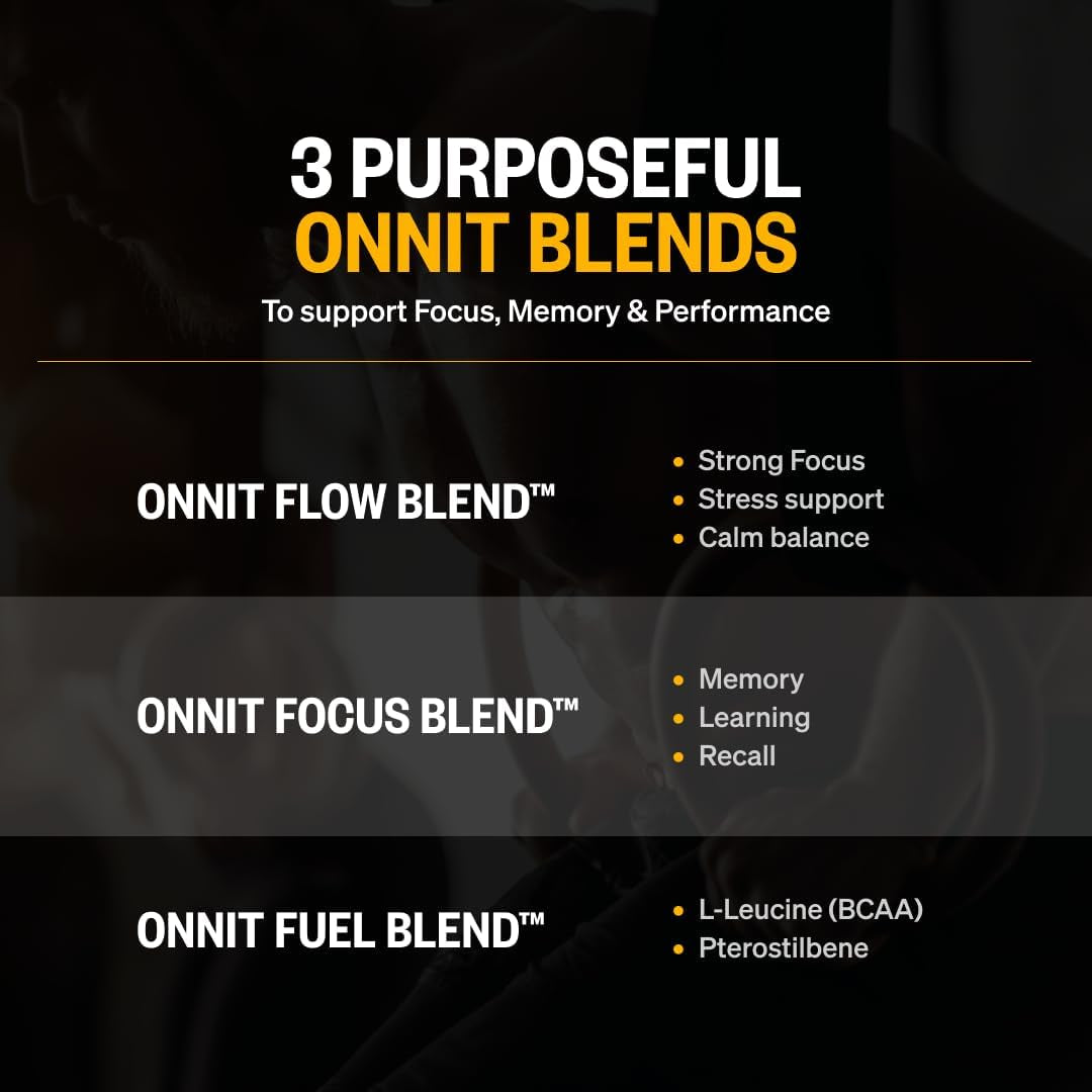 ONNIT Alpha Brain Nootropic Brain Supplement for Focus, Memory, Mental Clarity, Cognitive Support with L-Theanine and Vitamin B6, 30 Count Capsules