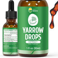 Yarrow Herb Tincture, Organic Yarrow Extract Liquid, GMP Certified, 98% Absorption, Non-Gmo, Vegan, Gluten Free, Alcohol Free- 1 Fl Oz
