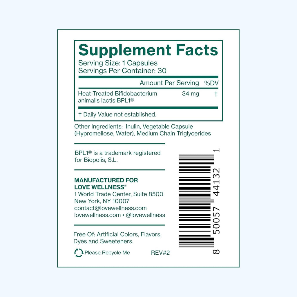 Love Wellness Hello Burn Activate | Support Visceral Fat Burn with HT BPL1 Postbiotic | Supports Healthy Waist Circumference, Longevity and Metabolic Wellness | 30 Count