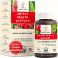 Artery Plaque Removal Formula | 4-Element All-Natural Supplement to Support Blood Pressure, Healthy Cholesterol, and Heart Rhythm | 90 Easy-To-Swallow Capsules | by Sana Herbal
