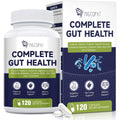 Migcopat Probiotic Prebiotic, Postbiotic & Digestive Enzymes for Digestive Health, 80 Billion CFU Probiotics Complete Gut Support with Berberine, Cinnamon, L-Glutamine, for Men & Women, 120 Capsules