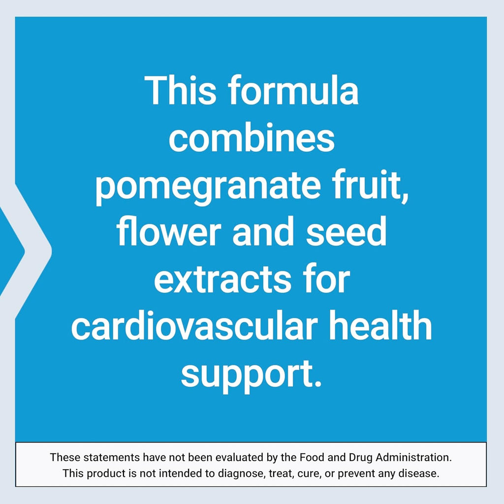 Life Extension Pomegranate Complete, Fruit Extract, Flower, Seed Oil Extract, Cardiovascular Health, Antioxidant Support, Superfood Supplement, Gluten Free, Non-Gmo, 30 Softgels