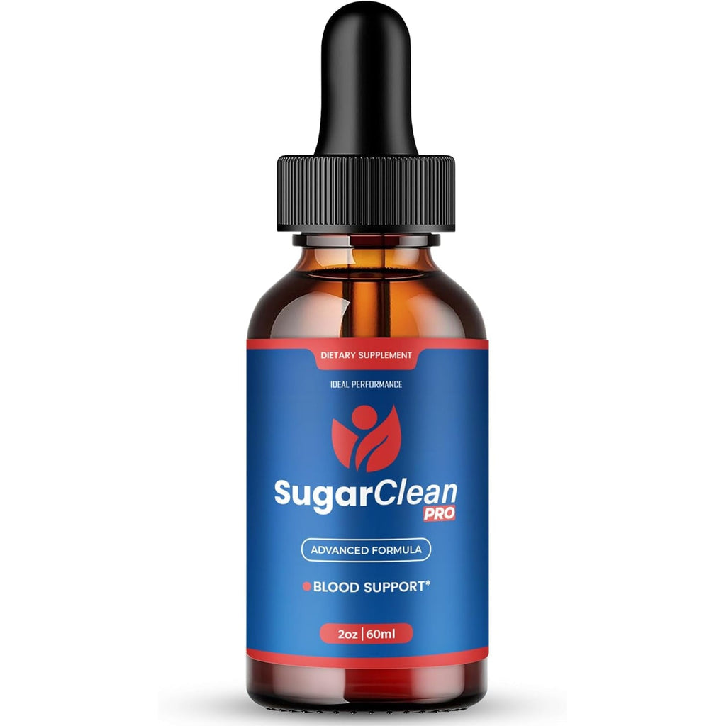 Sugar Clean Pro Drops, Official Sugarclean Pro Advanced Blood Formula Supplement - Maximum Strength, All Natural Healthy Circulation & Stable Levels, Sugarcleanpro Health Support Reviews (1 Pack)