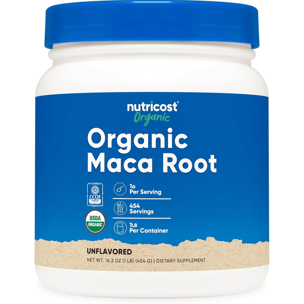 Nutricost Organic Maca Root Powder (1 LB)