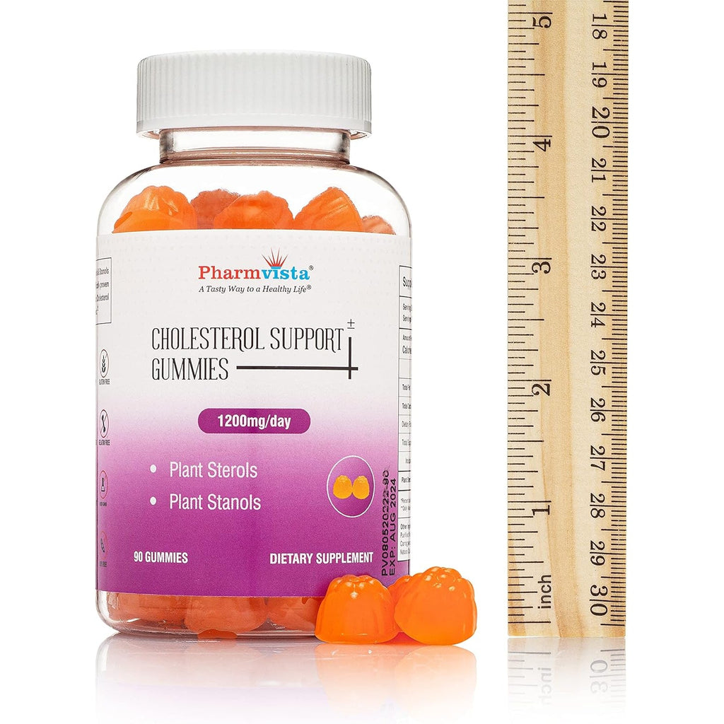 Pharmvista Plant Sterols and Stanols 1200Mg Gummy-Vegan Friendly Allergen Free Gluten Free-90 Count