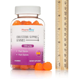 Pharmvista Plant Sterols and Stanols 1200Mg Gummy-Vegan Friendly Allergen Free Gluten Free-90 Count
