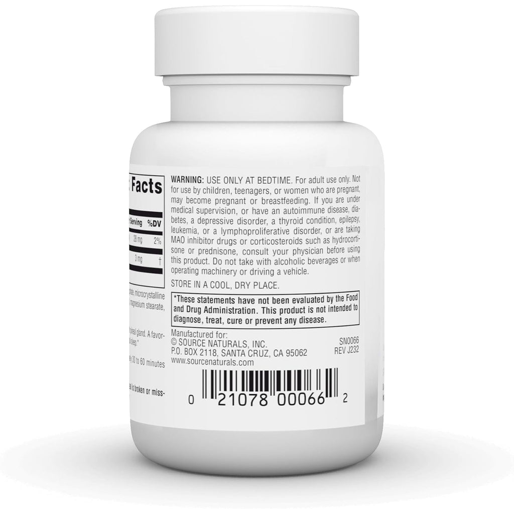 Source Naturals Time Released Melatonin* - 3 Mg, 120 Tablets