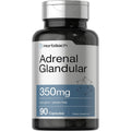 Horbäach Raw Adrenal Glandular | 350 Mg | 90 Capsules | Non-Gmo, Gluten Free Supplement