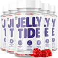 (5 Pack) Jelly Tide Gummies, Official Jellytide Weight Management Gummys with Natural Ingredients, Jellytide Advanced Wellness Gummy with Maximum Strength Active Lifestyle Multivitamins (300 Gummies)