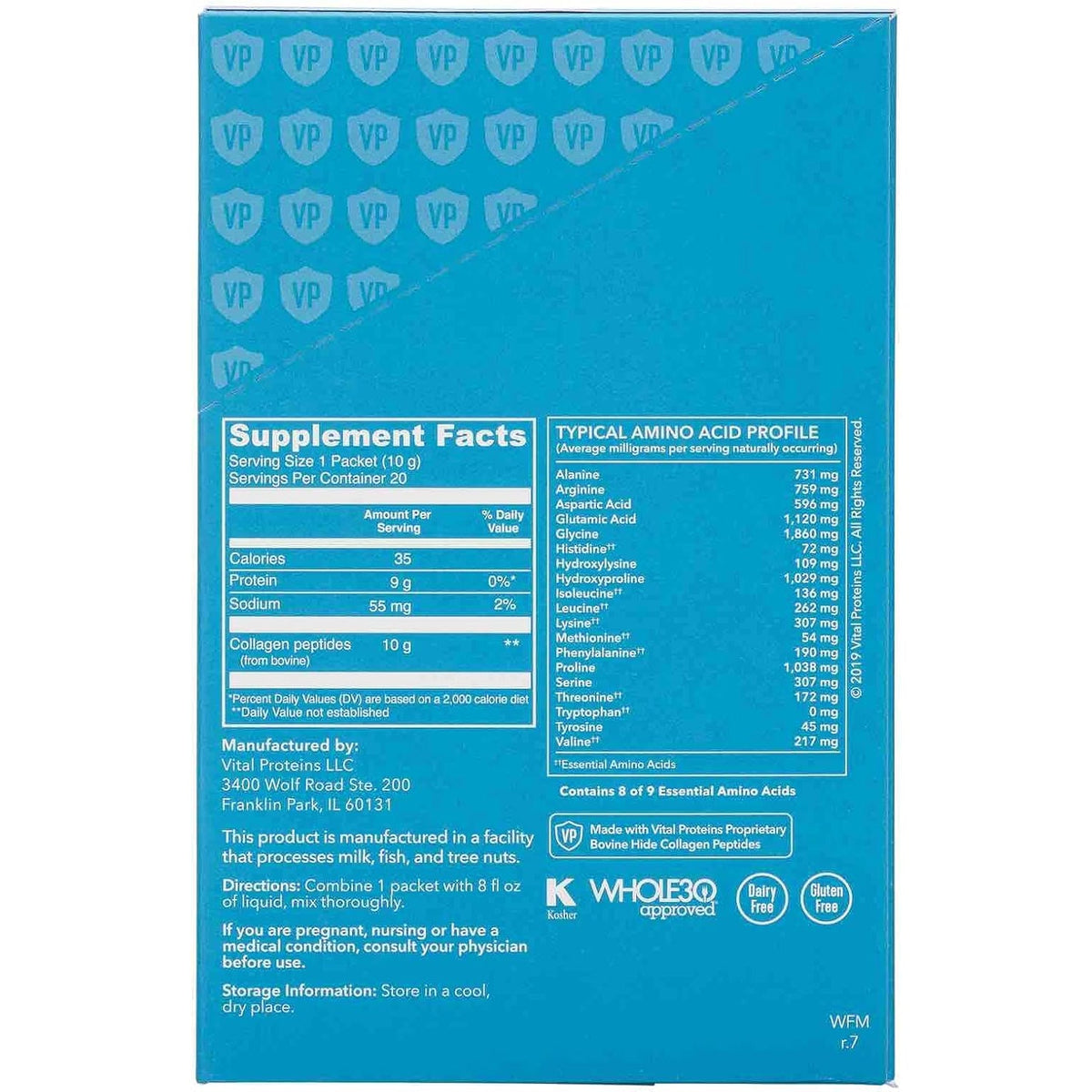 Vital Proteins Collagen Peptides 20Ct Box, 0.35 OZ