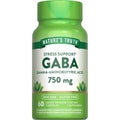 Nature'S Truth GABA 750Mg Capsules | 60 Count | Gamma Aminobutyric Acid Supplement | Non-Gmo & Gluten Free Supplement