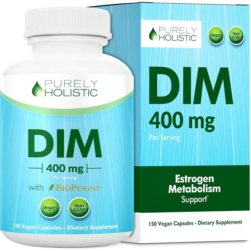 DIM Supplement 400MG | Extra Strength | Estrogen & Hormone Balance for Men and Women | Five Month Supply | Menopause, Prostate & Energy Support | Diindolylmethane | Vegan & Non-Gmo | 150 Capsules
