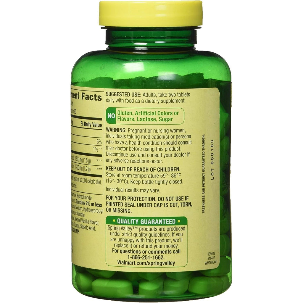 Spring Valley - Glucosamine Chondroitin, Triple Strength, 340 Tablets, Twin Pack