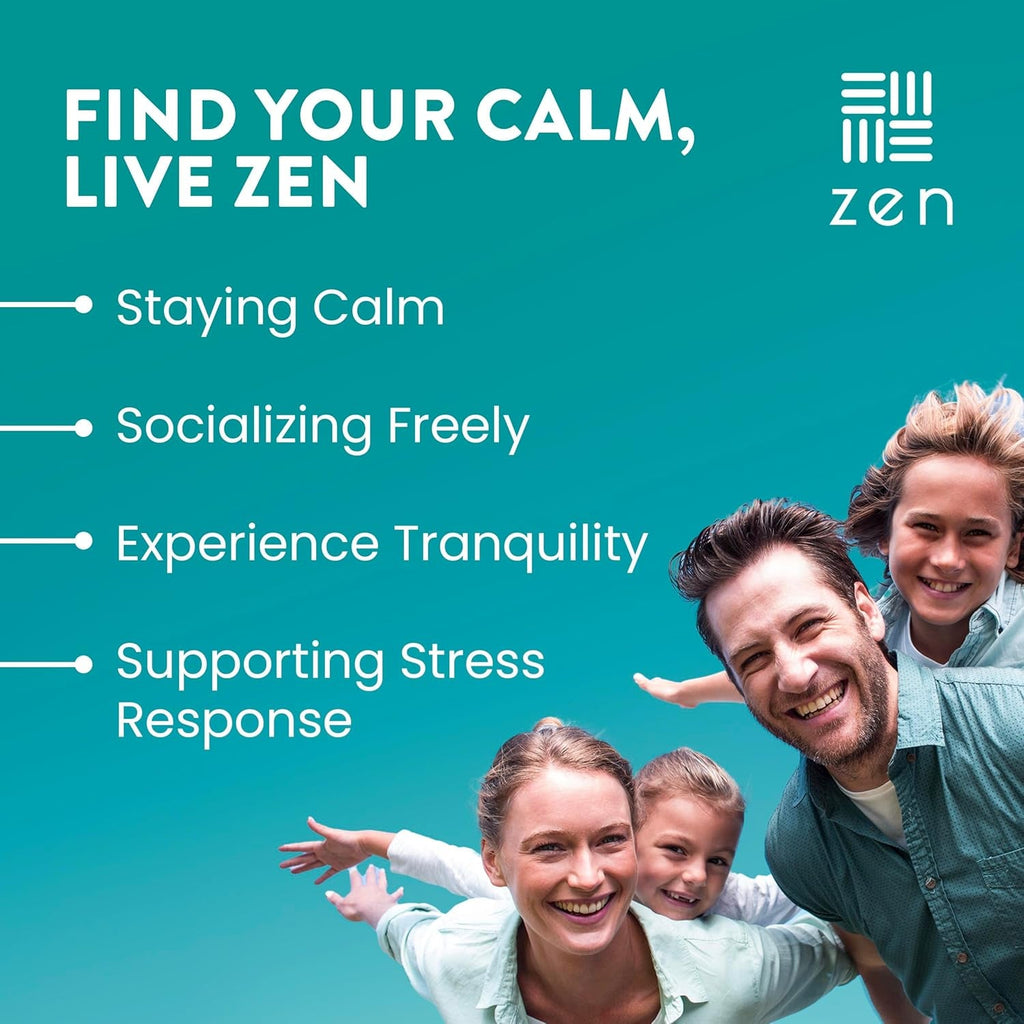 Wellpath Zen Stress Relief Supplement + Mood Support | Calm, Stress & Energy Support | Ashwagandha Root, Rhodiola Rosea, L-Theanine, Lemon Balm | Herbal Capsules, 60 Ct