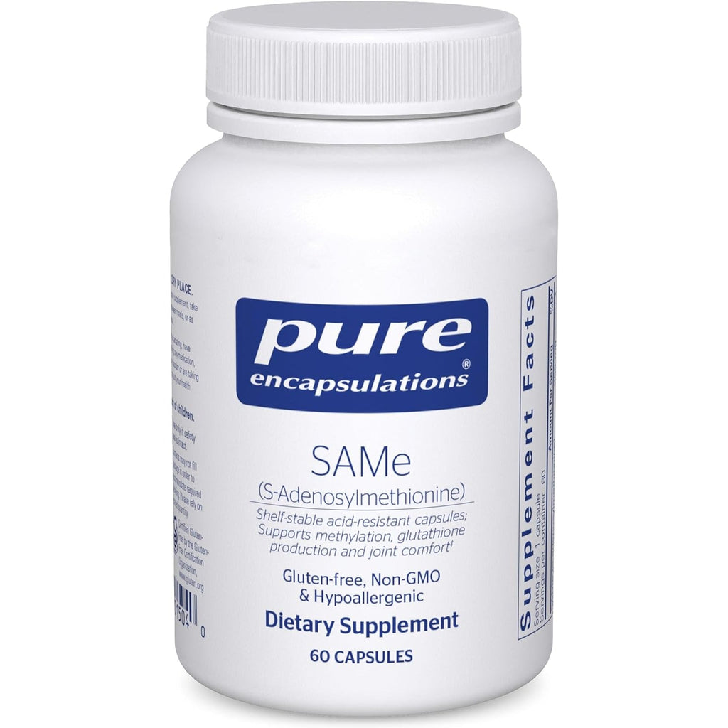 Pure Encapsulations Same S-Adenosylmethionine 180'S - Supports Joint Health & Glutathione Production* - Gluten Free & Non-Gmo - 60 Capsules