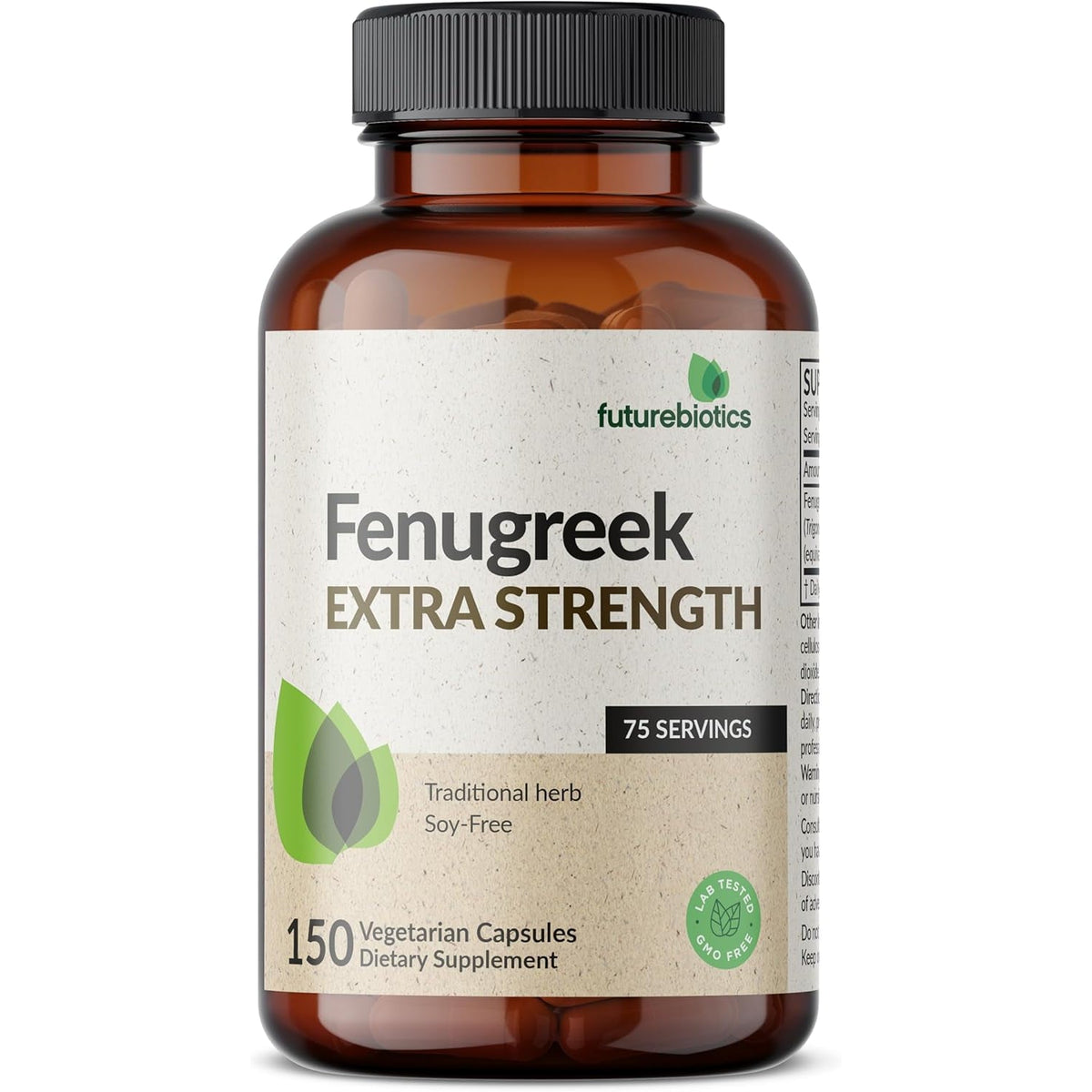 Futurebiotics Fenugreek Extra Strength Supports Overall Good Health & Well-Being, Non-Gmo, 150 Vegetarian Capsules