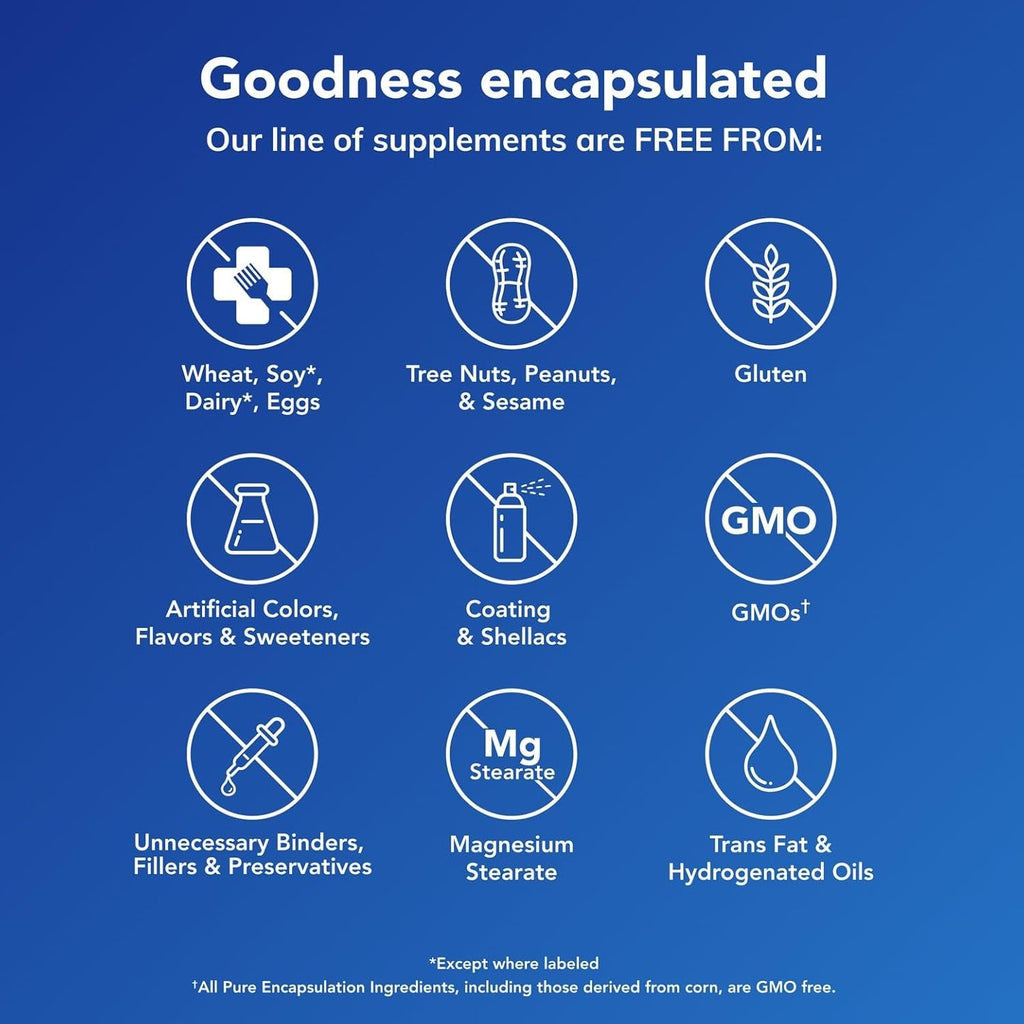 Pure Encapsulations Mineral 650 | Hypoallergenic Combination of Balanced Chelated|Minerals | 180 Capsules