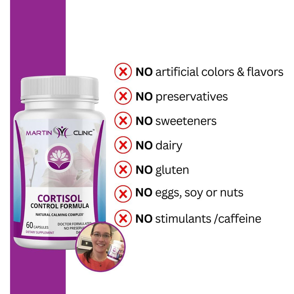 Cortisol Stress Balance + Calm Recovery — Daily Support for Healthy Stress Response & Emotional Stability — 90 Capsules