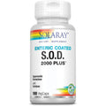 SOLARAY S.O.D. 2000 plus - Superoxide Dismutase (SOD) and Catalase Antioxidant Supplement, Wellness Support - W/Green Tea Extract, Calcium, Rosemary, Grape Seed Extract, 60-Day Guarantee, 100 Servings