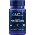 Life Extension Optimized Ashwagandha - Stress Management Supplement for a Healthy Stress Response, Focus, Memory, Stress Relief - Vegetarian, Gluten-Free, Non-Gmo, 60 Capsules