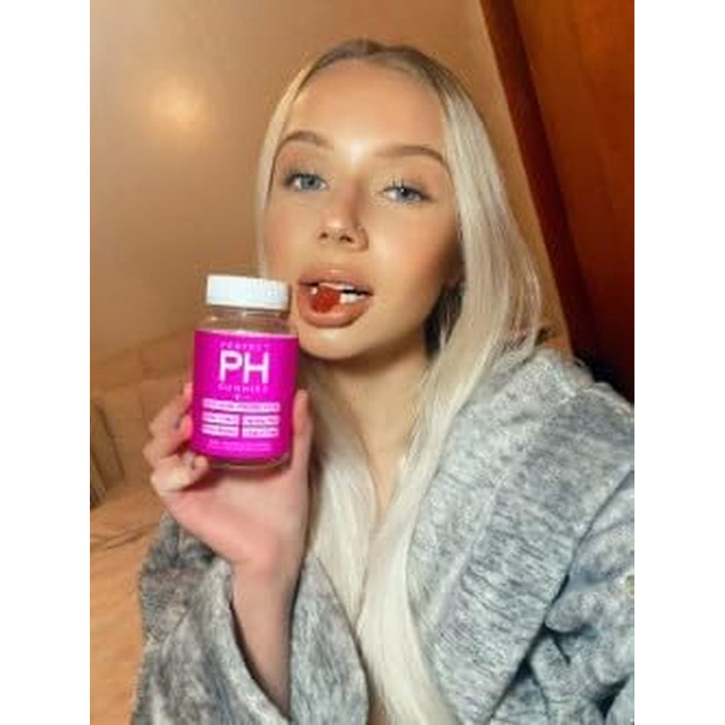 Curvy Body Bears CBB Perfect PH Probiotic Gummies for Women with Vitamin C | Daily Feminine Wellness Supplement | Pineapple Flavor | 60 Gummies