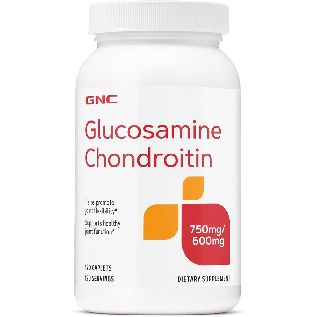 GNC Triple Strength Glucosamine Chondroitin - Mobility Support Supplement - Cartilage Support Nutrients for Flexibility - Active Lifestyle Aid - Gluten-Free & Dairy-Free - 120 Count (120 Count)