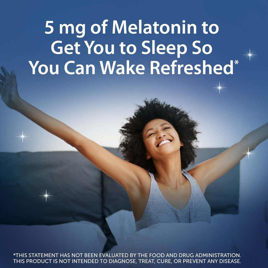 Unisom Simple Slumbers Drug-Free Sleep Aid Gummies, Melatonin 5Mg, Sleep Support for Adults, Midnight Raspberry Flavor, 120 Count
