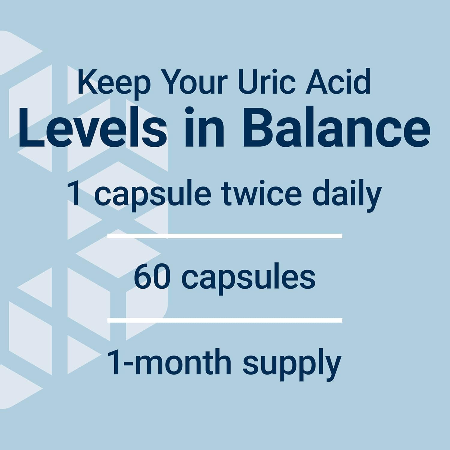 Life Extension Uric Acid Control, Promotes Healthy Uric Acid Balance, Joint Health, Discomfort Relief, Gluten Free, Non-Gmo, Vegetarian, 60 Capsules
