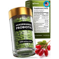 Akkermansia Muciniphila Probiotics 320 Billion CFU| Probiotic and Prebiotic | Akkermansia Probiotics for Gut Health | Inulin Prebiotic Fiber Capsules Astaxanthin & Berberine & Chromium | 120 Capsules