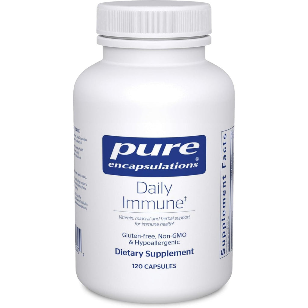 Pure Encapsulations Daily Immune | Comprehensive Immune Formula with Vitamin, Mineral, and Herbal Support | 120 Capsules*