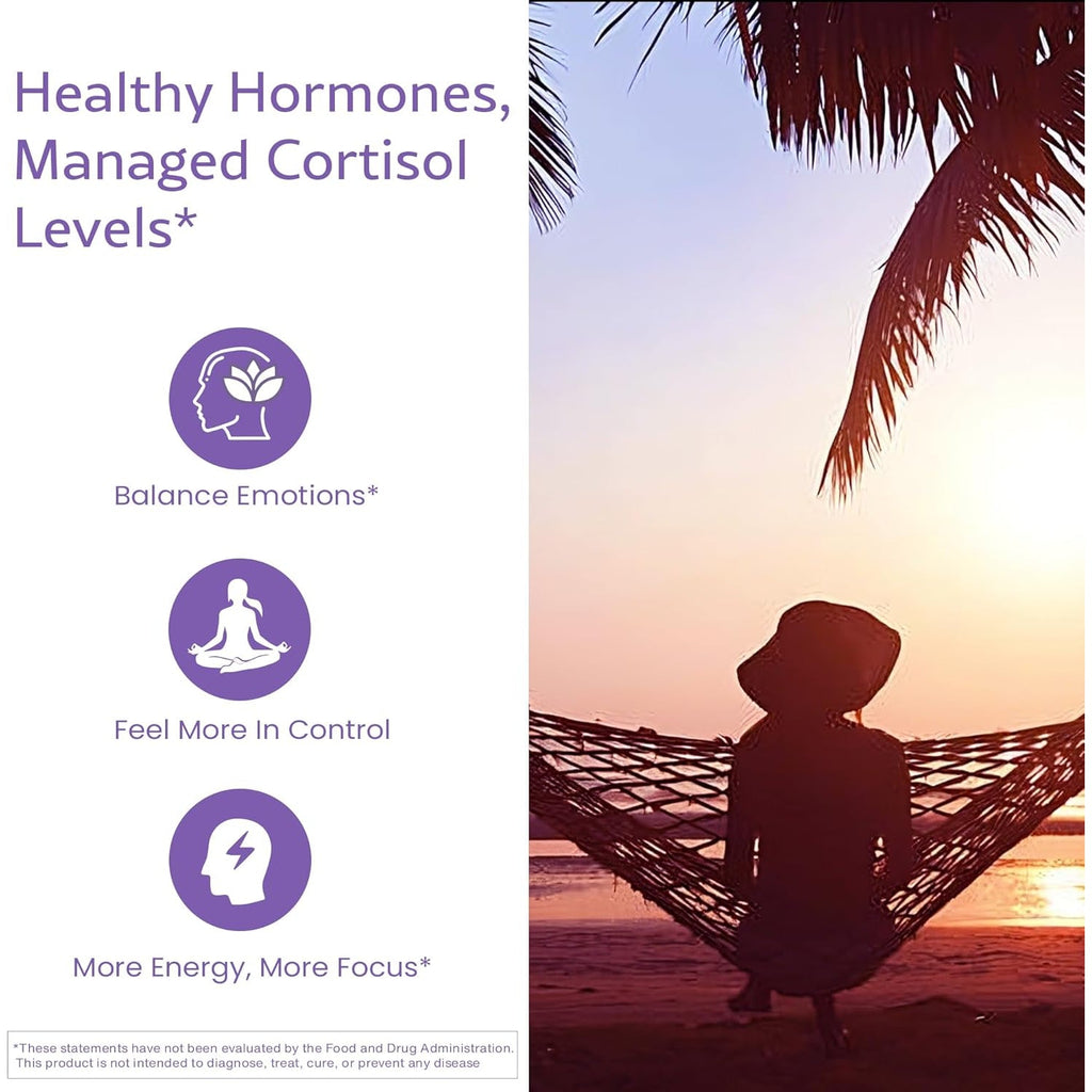 Wellpath Soothe Hormone Balance for Women - Thyroid Support for Women - Ashwagandha, Rhodiola, Iodine, Selenium & L-Tyrosine - Mood & Adrenal Support Supplement - Non-Gmo, Gluten-Free, 60 Ct