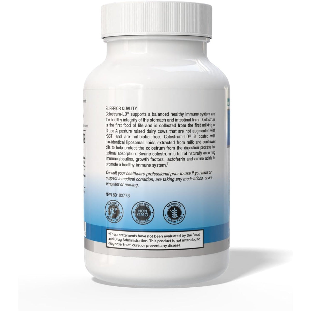 Colostrum-Ld Colostrum Capsules - 120 Count - Liposomal Delivery