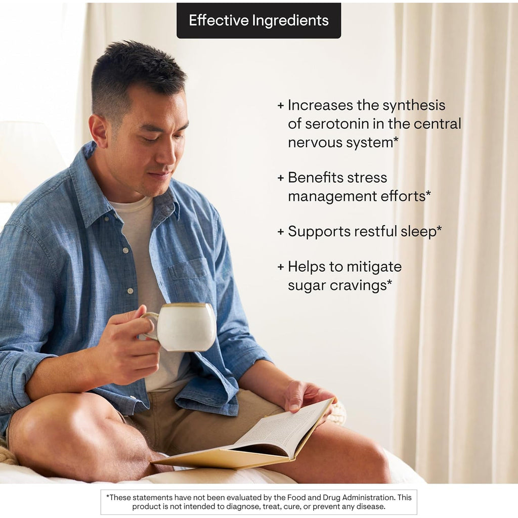 THORNE - 5-HTP - Contains Vitamin B6 - Serotonin Support for Sleep & Stress Management* - 5-Hydroxytryptophan Supplement - Third-Party Certified - Gluten, Dairy & Soy-Free - 90 Capsules