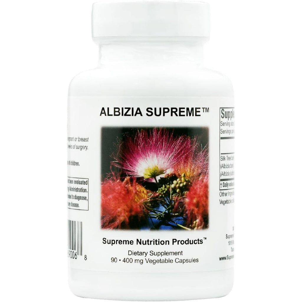 Supreme Nutrition Albizia Supreme, 90 Pure Silk Tree Bark Vegetarian Capsules