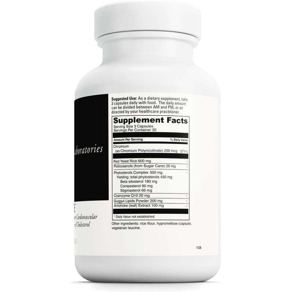 DAVINCI Labs Cholestsure Supplement - Supports Cardiovascular Function - Helps Maintain Healthy Cholesterol Levels in a Normal Range - with Coq10 - Gluten Free - 90 Vegetarian Capsules