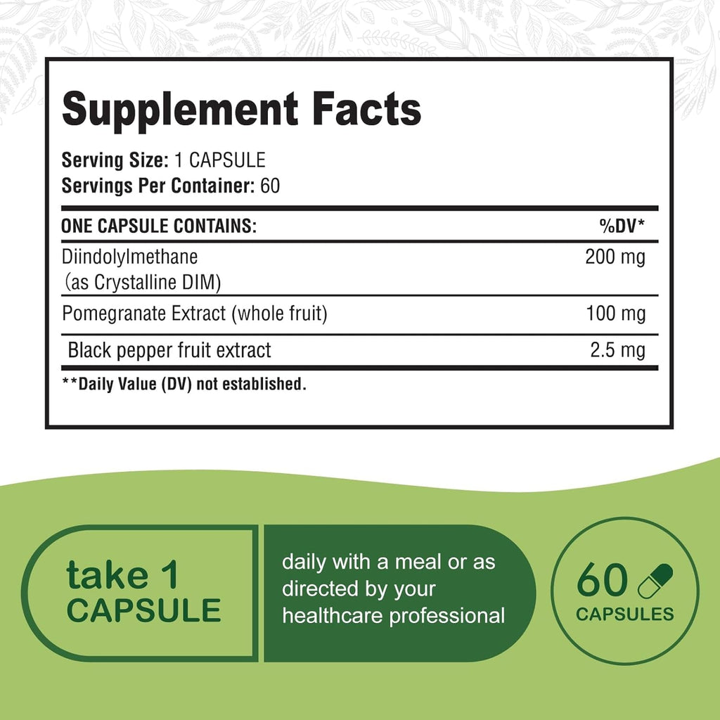 Simlike Nutraceuticals - DIM, Hormone + Detox (60 Capsules)