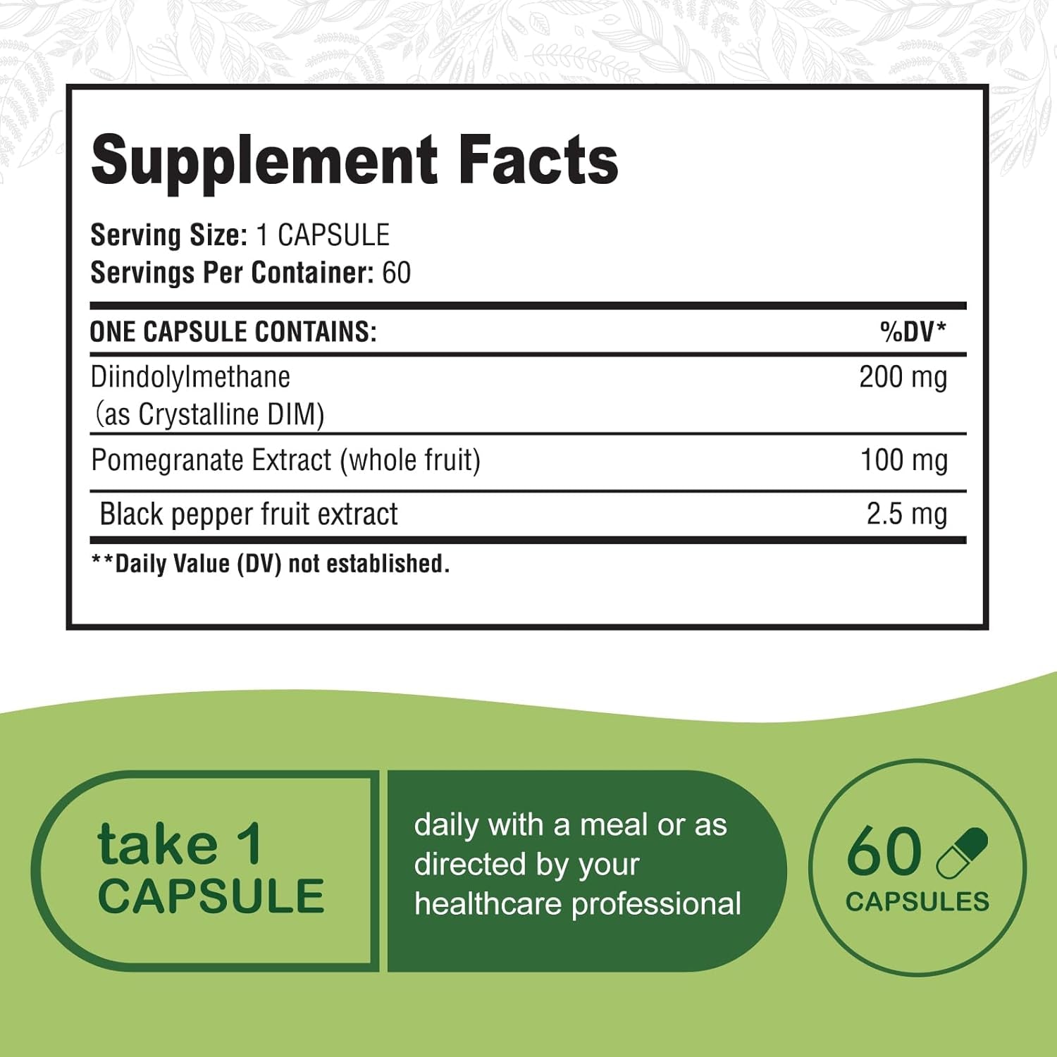 Simlike Nutraceuticals - DIM, Hormone + Detox (60 Capsules)
