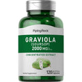 Piping Rock Graviola Soursop Capsules |120 Count | Leaf Supplement | Concentrated Herbal Fruit Extract | Non-Gmo, Gluten Free
