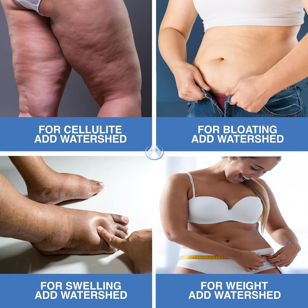 Water Pills Diuretic Water Retention - Liver Detox, Kidney Cleanse, Weight, Swelling Legs & Feet, Edema, Bloating Relief, Fluid Balance - Dandelion Vitamin B6 Green Tea Watershed Max Strength 60Ct (1)