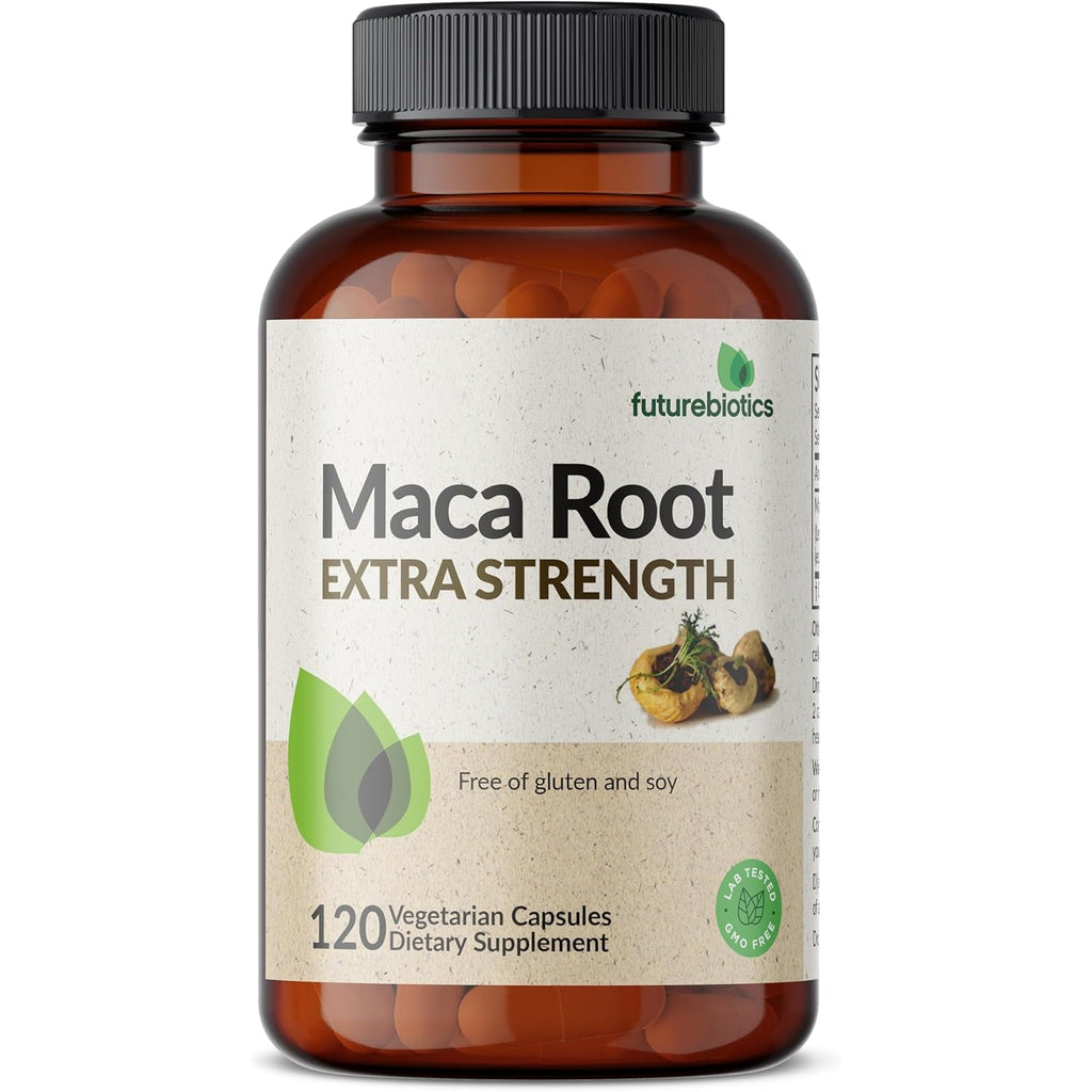 Futurebiotics Maca Root Extra Strength Supports Energy, Stamina & Reproductive Health, Non-Gmo, 120 Vegetarian Capsules