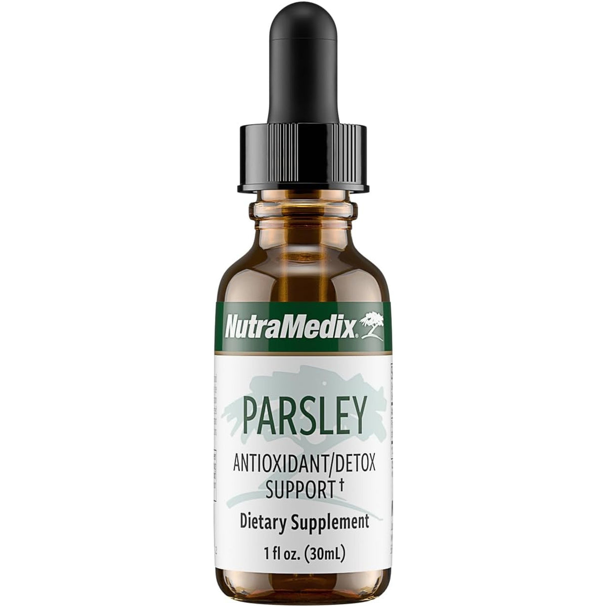Nutramedix Parsley Herbal Supplement - Parsley Leaf and Stem Extract - Antioxidant Support, Body Detox & Cleanse Support - Liquid Herbal Supplements for Immune Health (1Oz / 30Ml)