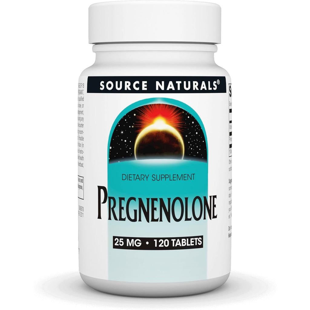 Source Naturals Pregnenolone 25Mg - 120 Tablets