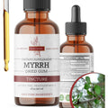 Pura Herba Organic Myrrh Liquid Extract - Alcohol-Free Tincture Drops | Non-Gmo, Vegan, Gluten-Free Herbal Supplement | 2 Fl Oz | Made in USA