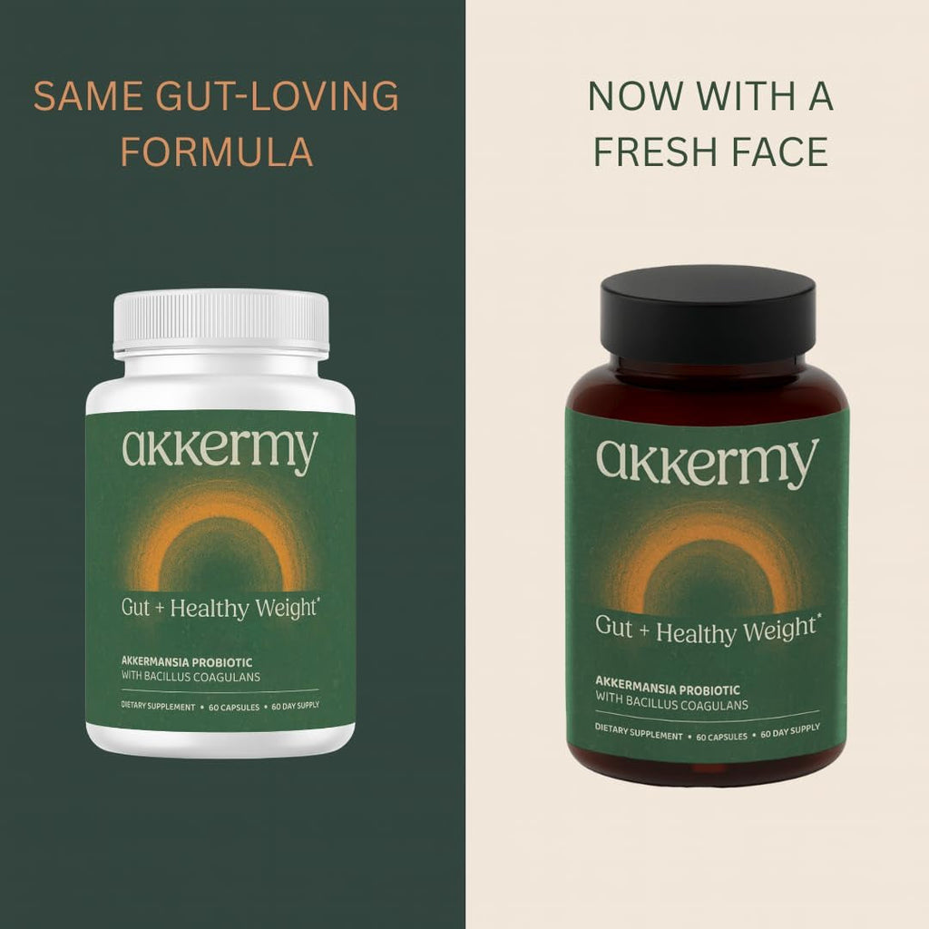 Akkermansia Probiotic for Appetite Suppressant & Craving Control | Increases GLP-1 for Weight Loss | 60 Day Supply | Made in USA | Bacillus Coagulans, B2, D3 & Chromium | SIBO Friendly, Vegan