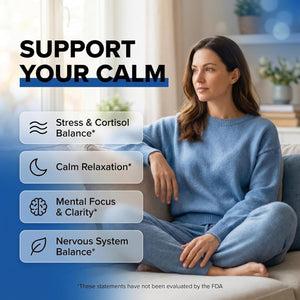 Clean Nutra Cortisol Supplement Gummies L-Theanine Magnesium Ashwagandha Apigenin Vitamin B6 Sleep and Calm Support Lavender Chicory Prebiotic Advanced Gummy Formula