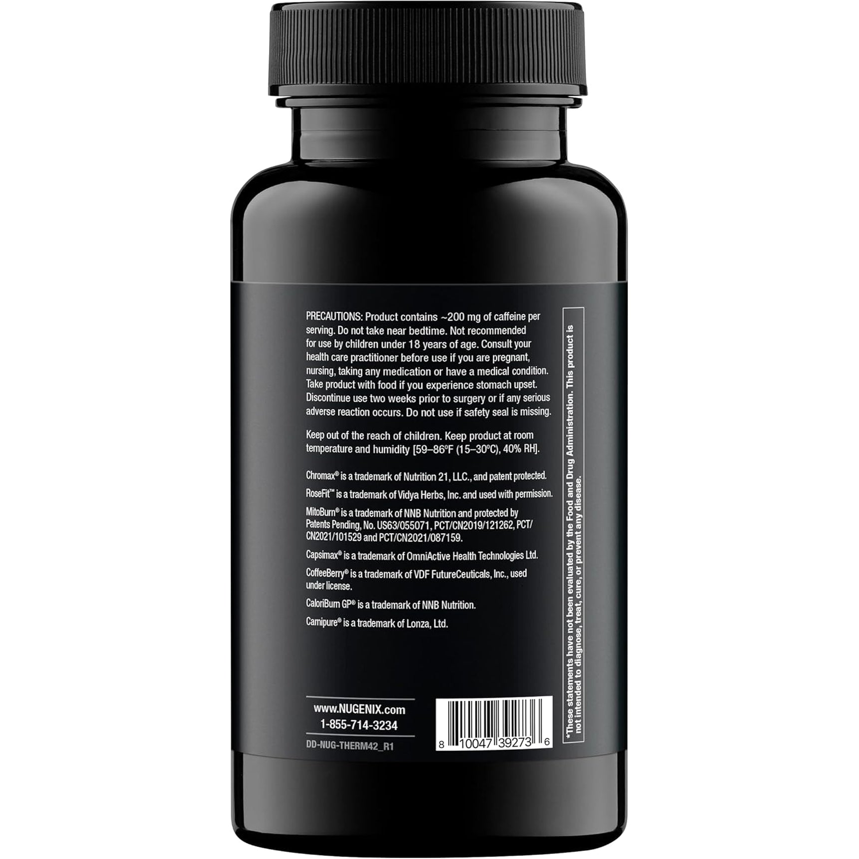 Nugenix Thermo-X: Thermogenic Fat Burner Supplement for Men, Extreme Metabolic Accelerator, 42 Count