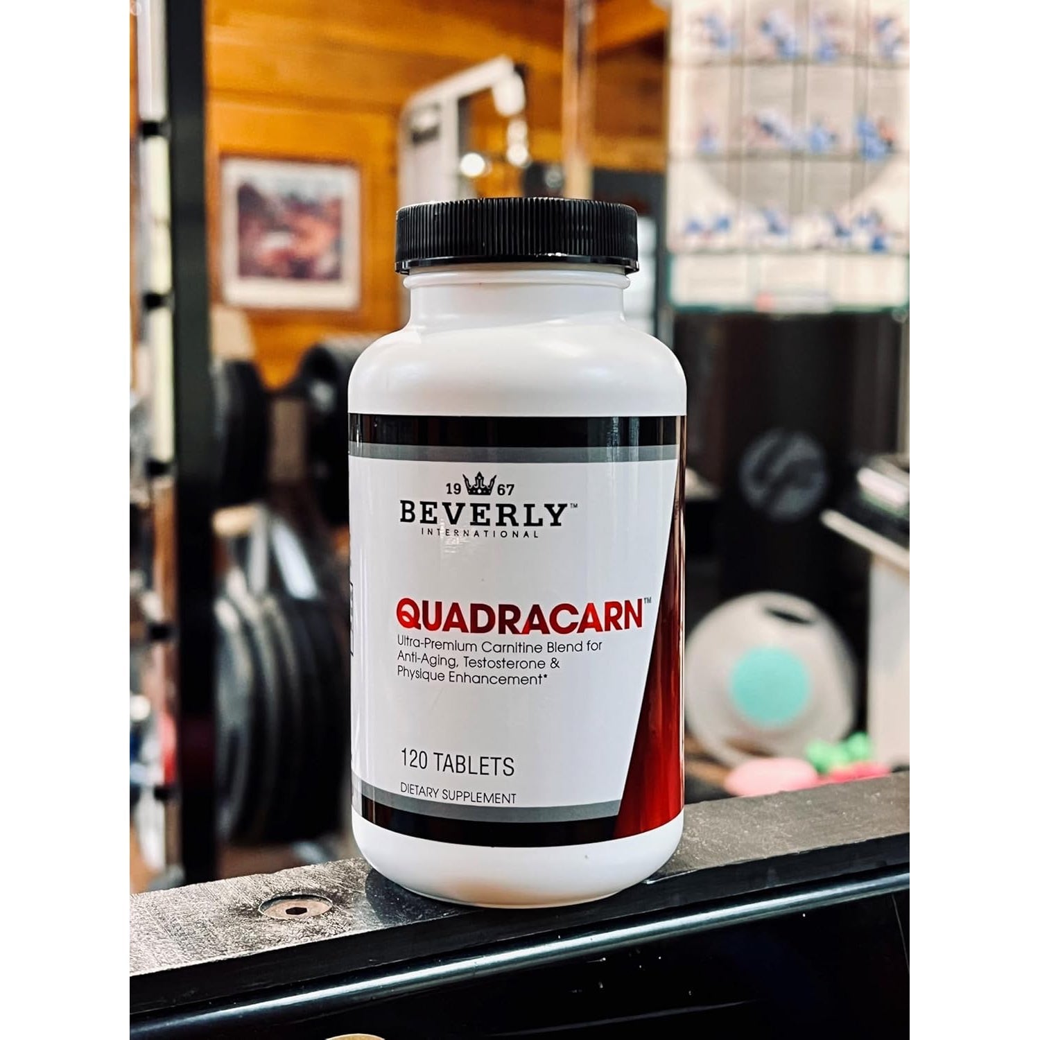Beverly International Quadracarn 4X-Potency, Lab Tested Ultra-Premium Carnitine Blend for Fat Loss, Muscle Definition, Metabolism, Mood, Energy Boost, Anti-Aging, Brain Function. 120 Tablets.
